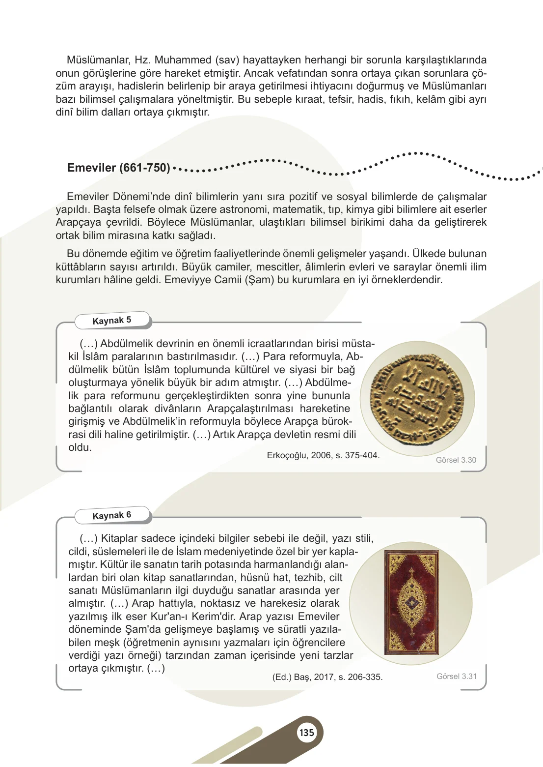 6. Sınıf Sosyal Bilgiler Ders Kitabı Cevapları Meb Yayınları 1. Kitap Sayfa 135