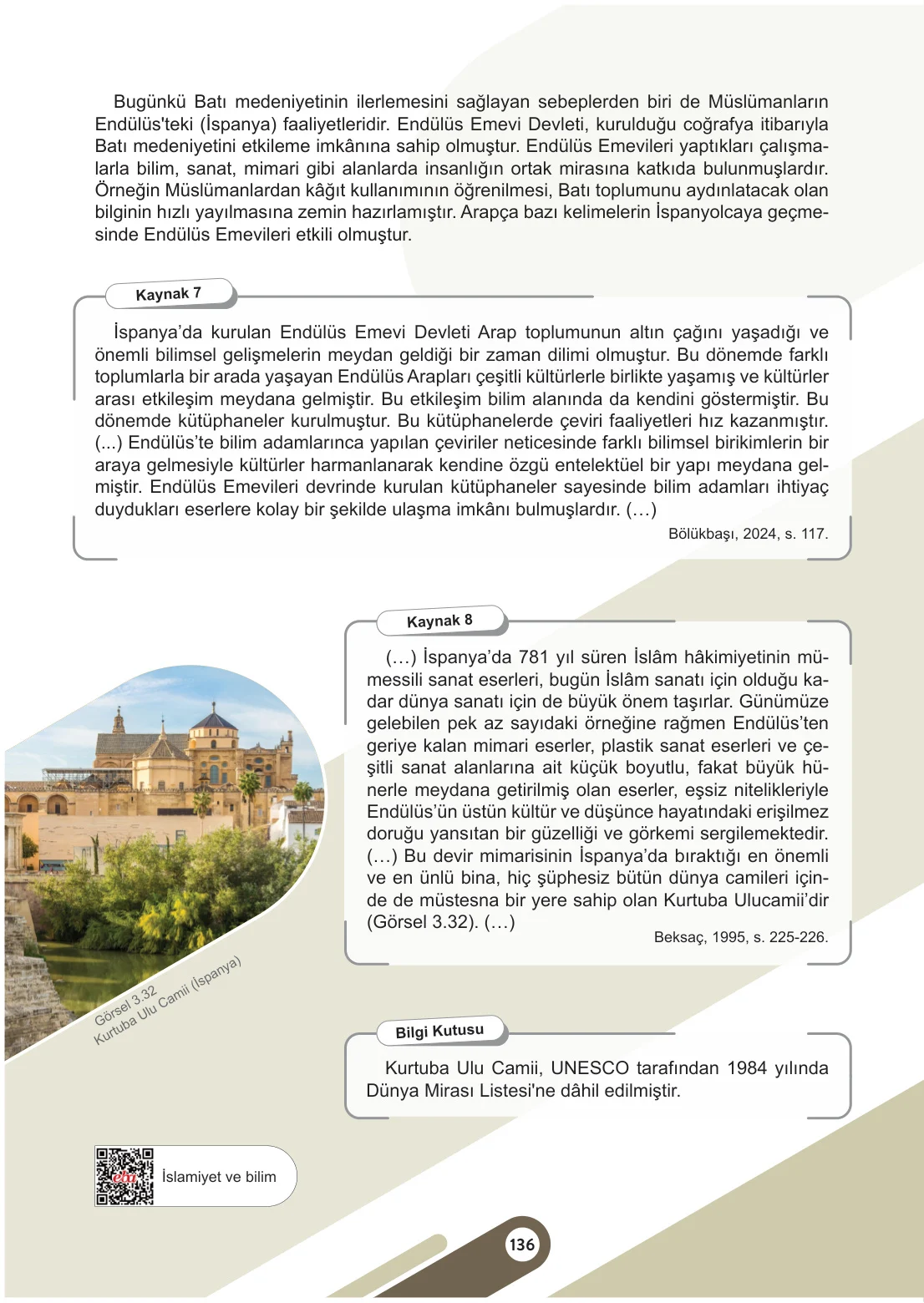 6. Sınıf Sosyal Bilgiler Ders Kitabı Cevapları Meb Yayınları 1. Kitap Sayfa 136