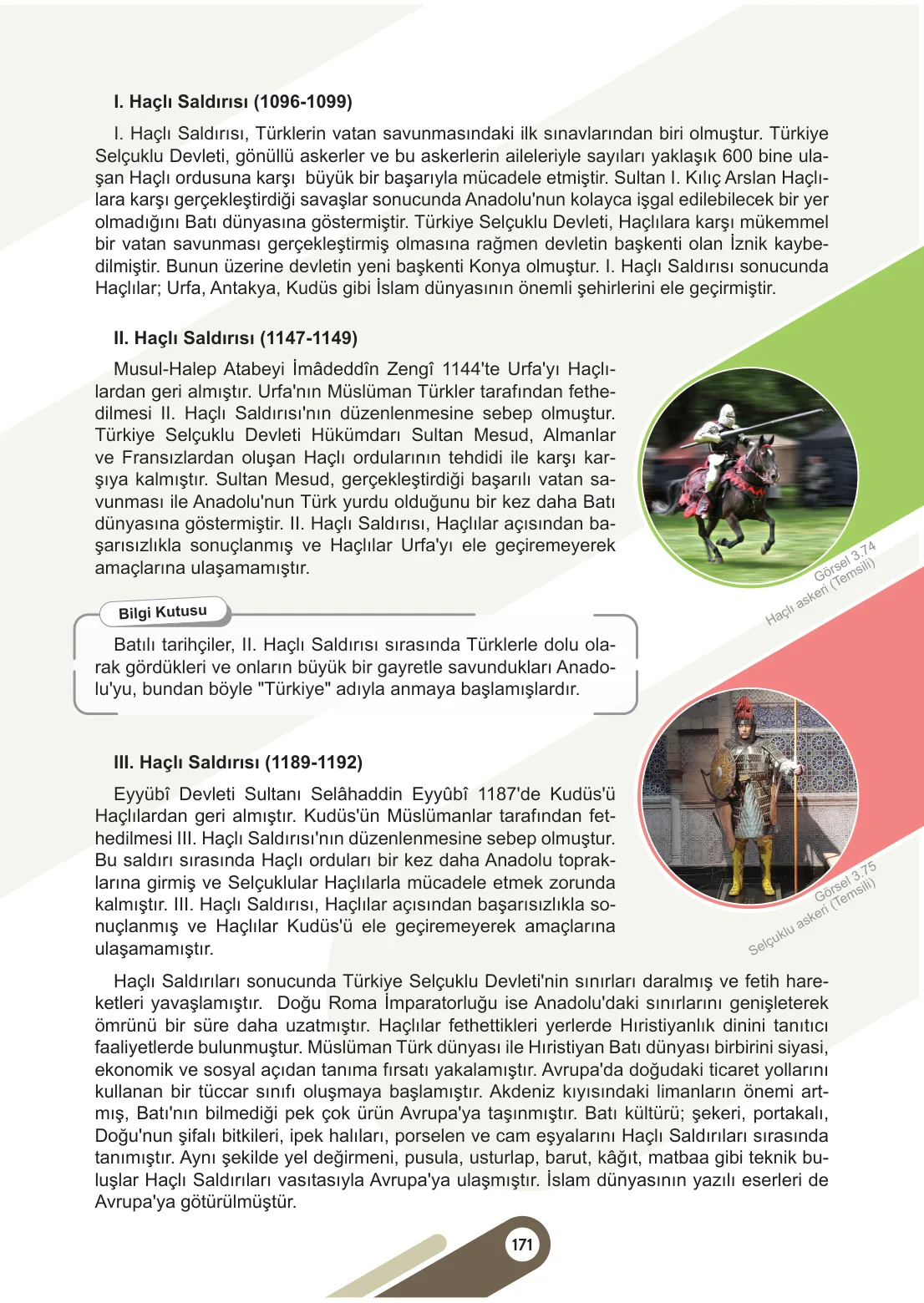 6. Sınıf Sosyal Bilgiler Ders Kitabı Cevapları Meb Yayınları 1. Kitap Sayfa 171