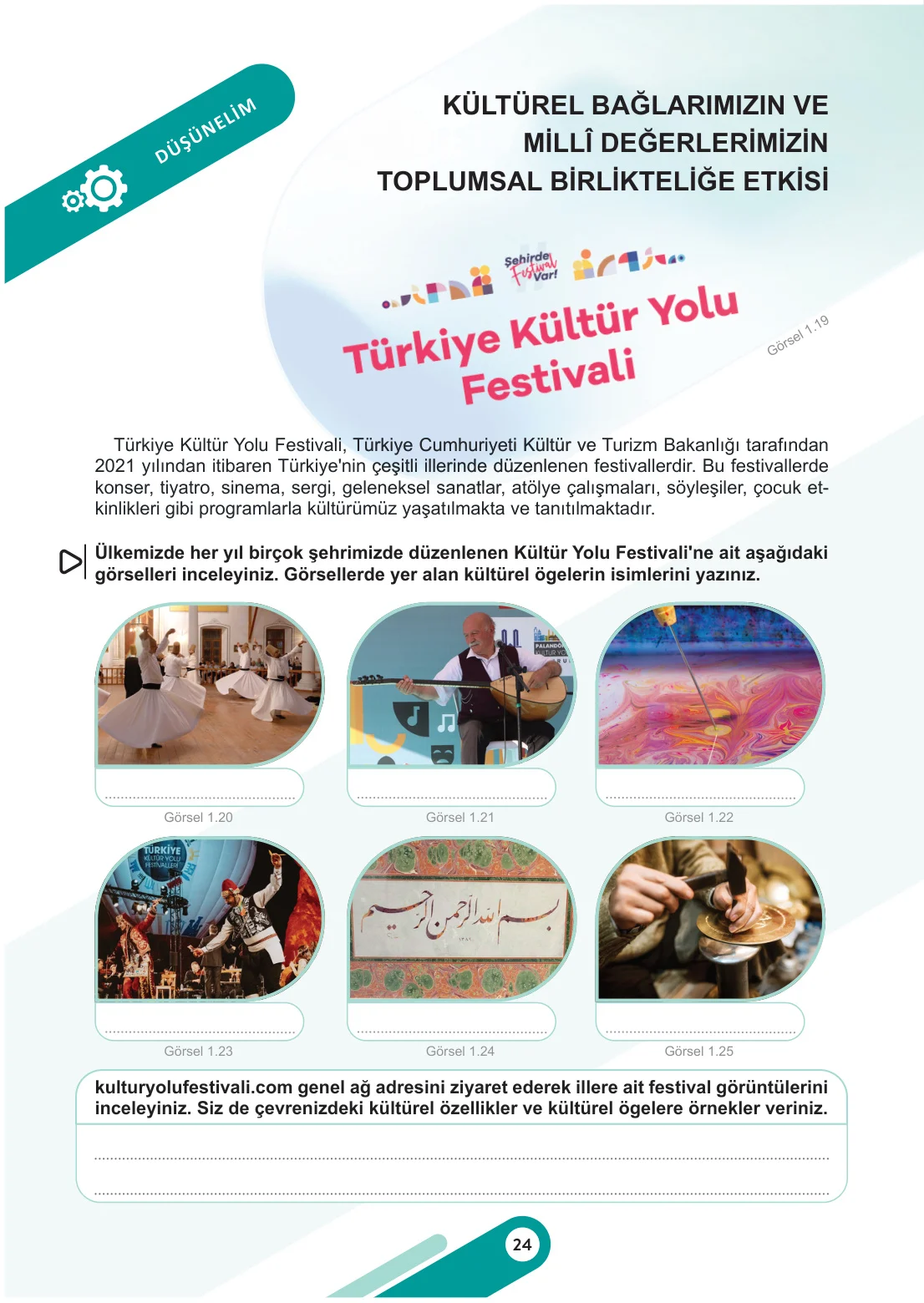 6. Sınıf Sosyal Bilgiler Ders Kitabı Cevapları Meb Yayınları 1. Kitap Sayfa 24