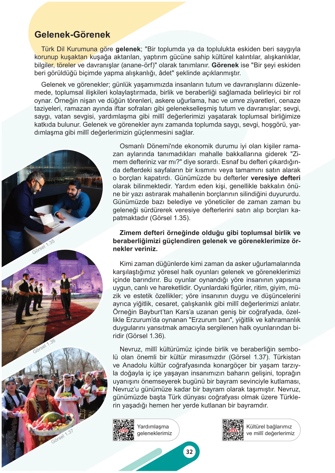 6. Sınıf Sosyal Bilgiler Ders Kitabı Cevapları Meb Yayınları 1. Kitap Sayfa 32