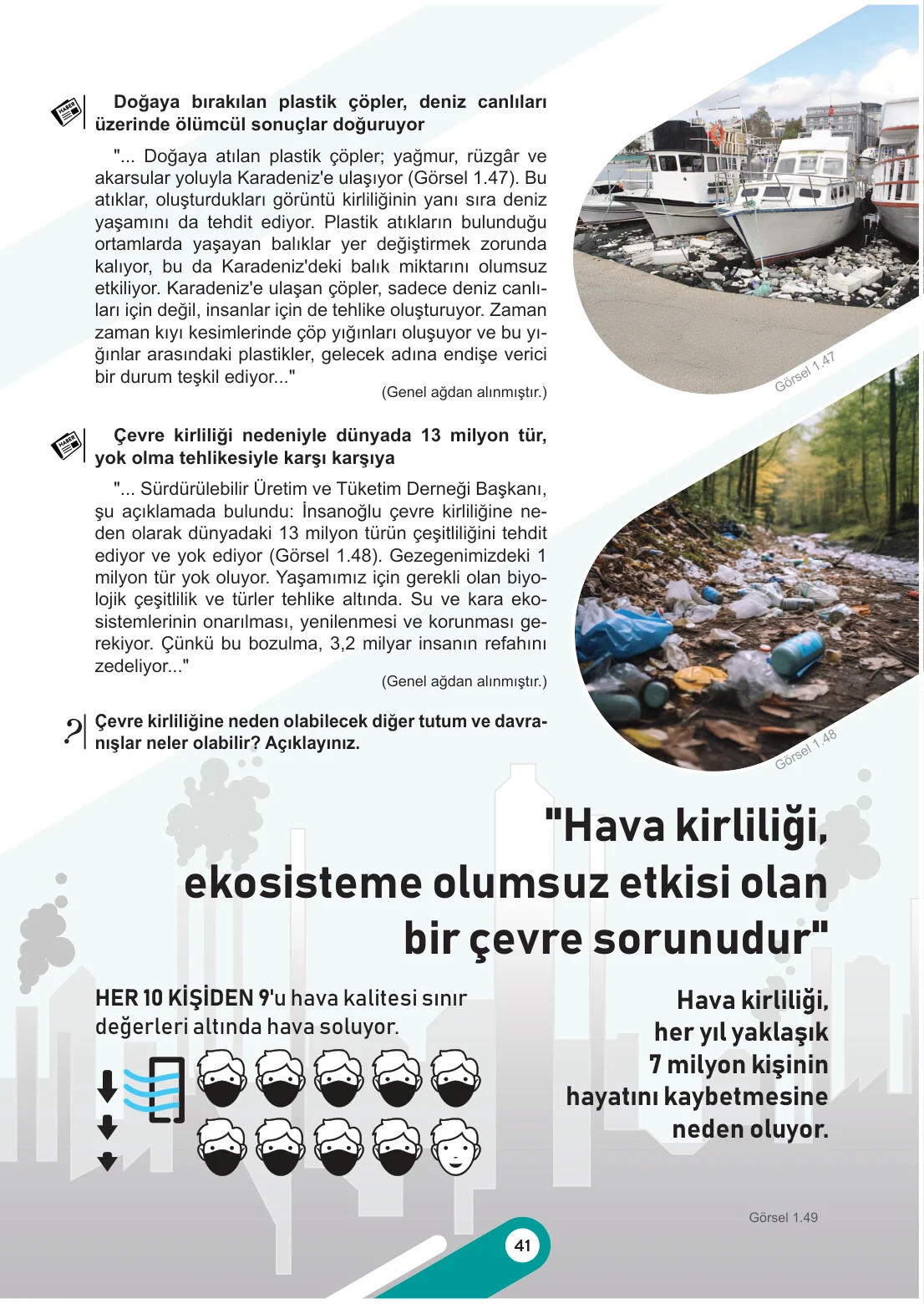 6. Sınıf Sosyal Bilgiler Ders Kitabı Cevapları Meb Yayınları 1. Kitap Sayfa 41
