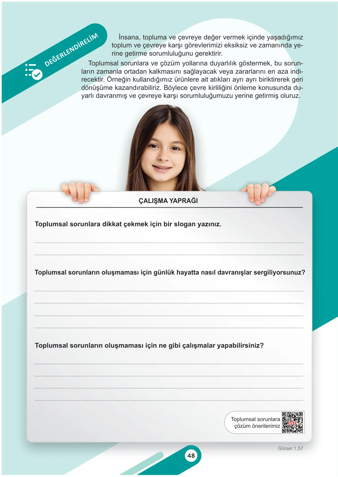 6. Sınıf Sosyal Bilgiler Ders Kitabı Cevapları Meb Yayınları 1. Kitap Sayfa 48