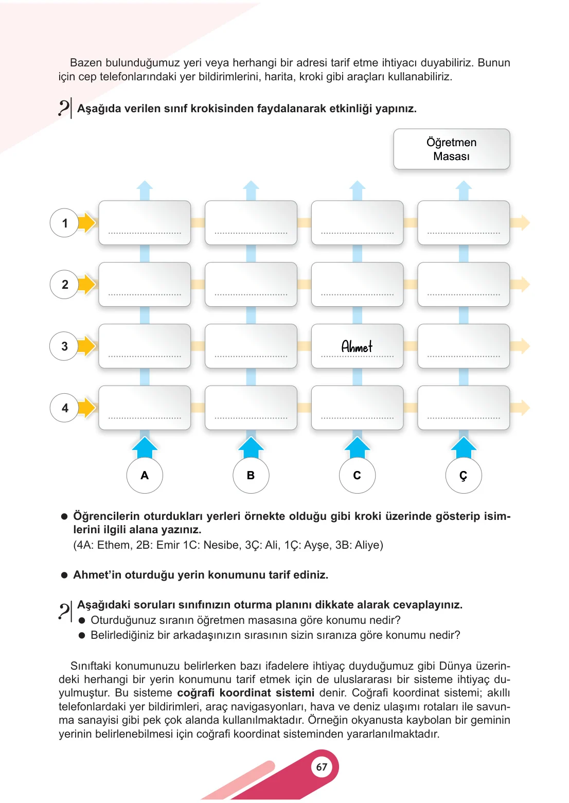 6. Sınıf Sosyal Bilgiler Ders Kitabı Cevapları Meb Yayınları 1. Kitap Sayfa 67