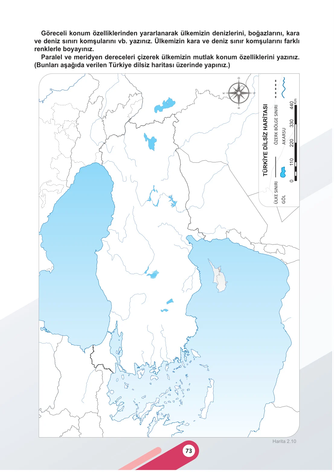 6. Sınıf Sosyal Bilgiler Ders Kitabı Cevapları Meb Yayınları 1. Kitap Sayfa 73
