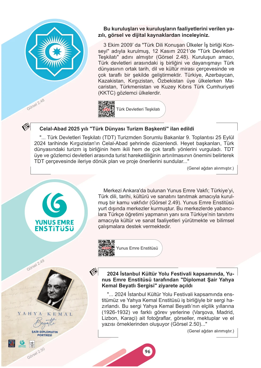 6. Sınıf Sosyal Bilgiler Ders Kitabı Cevapları Meb Yayınları 1. Kitap Sayfa 96