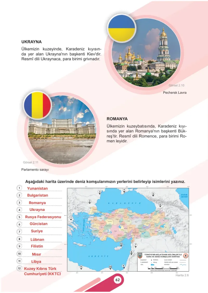 6. Sınıf Sosyal Bilgiler Ders Kitabı Cevapları Meb Yayınları 1. Kitap Sayfa 62 Çözüm Görseli