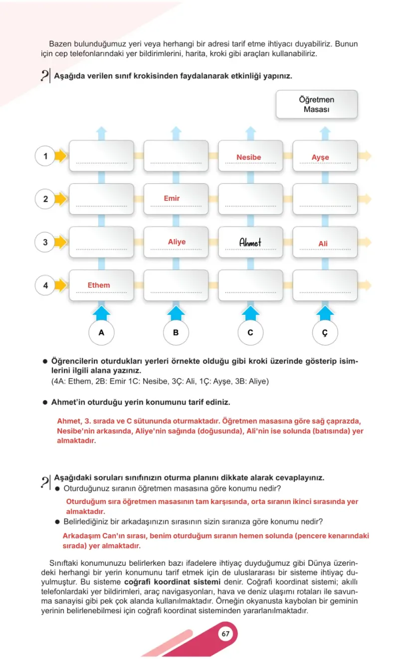 6. Sınıf Sosyal Bilgiler Ders Kitabı Cevapları Meb Yayınları 1. Kitap Sayfa 67 Çözüm Görseli