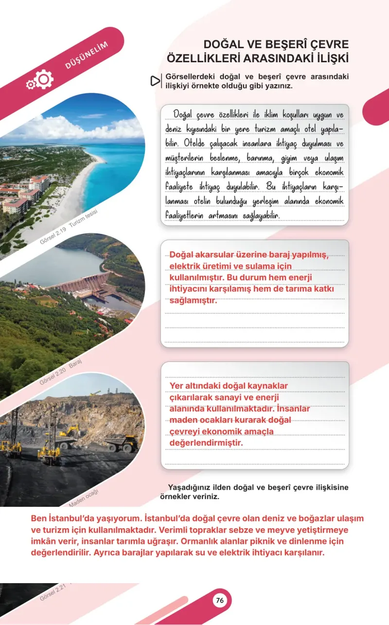 6. Sınıf Sosyal Bilgiler Ders Kitabı Cevapları Meb Yayınları 1. Kitap Sayfa 76 Çözüm Görseli