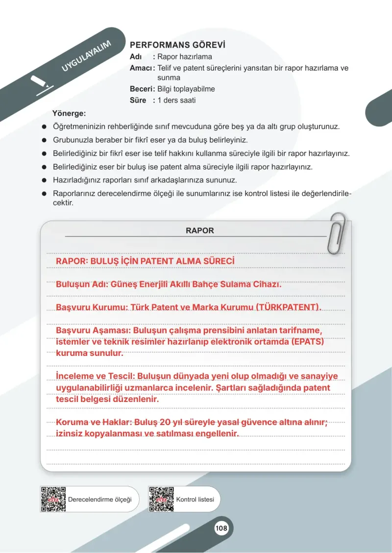 6. Sınıf Sosyal Bilgiler Ders Kitabı Cevapları Meb Yayınları 2. Kitap Sayfa 108 Çözüm Görseli