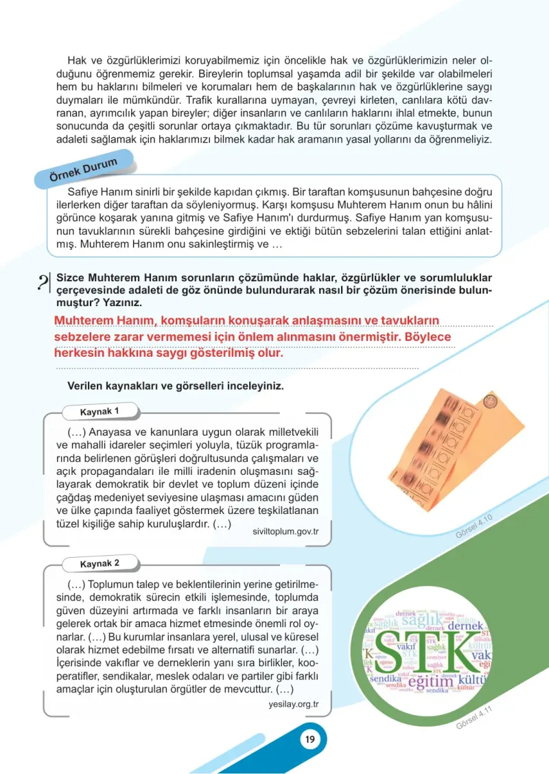 6. Sınıf Sosyal Bilgiler Ders Kitabı Cevapları Meb Yayınları 2. Kitap Sayfa 19 Çözüm Görseli