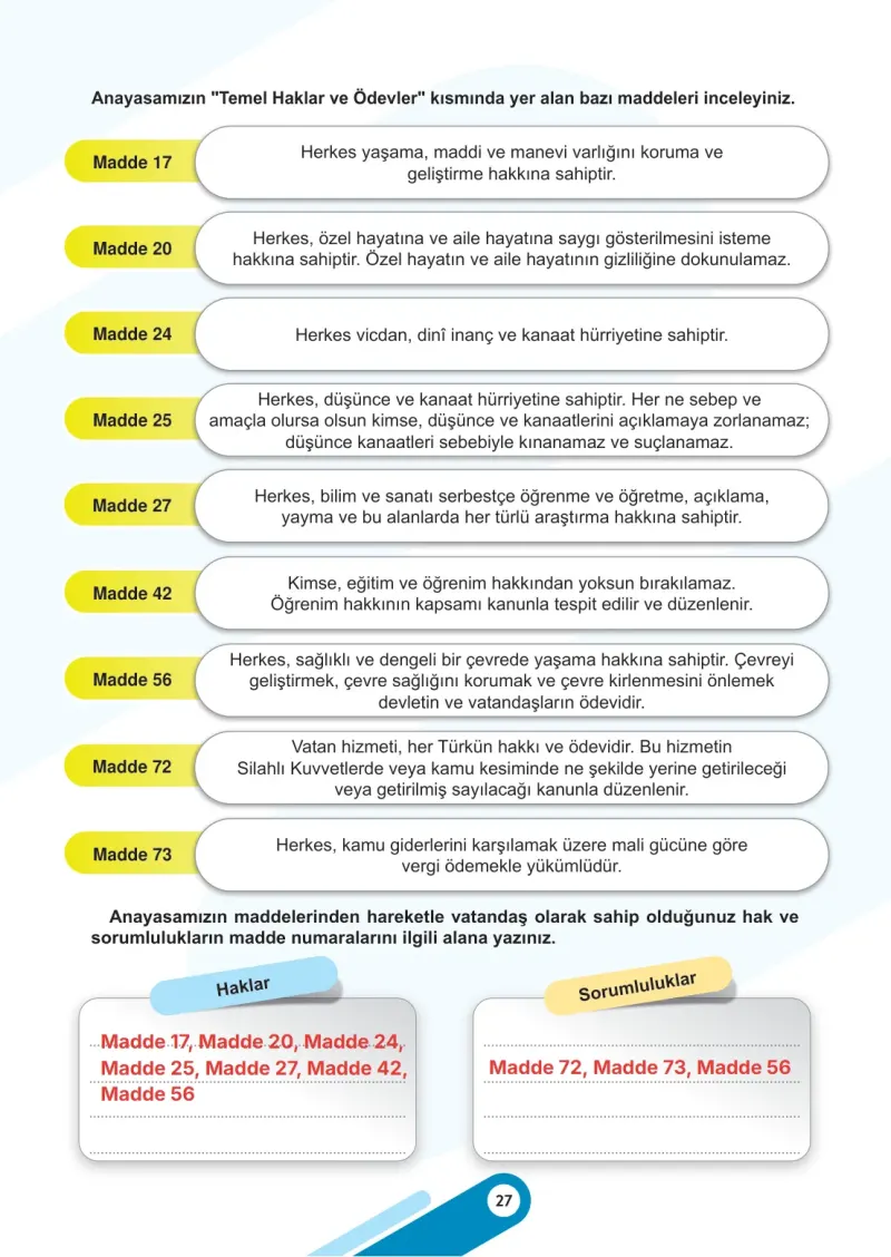 6. Sınıf Sosyal Bilgiler Ders Kitabı Cevapları Meb Yayınları 2. Kitap Sayfa 27 Çözüm Görseli