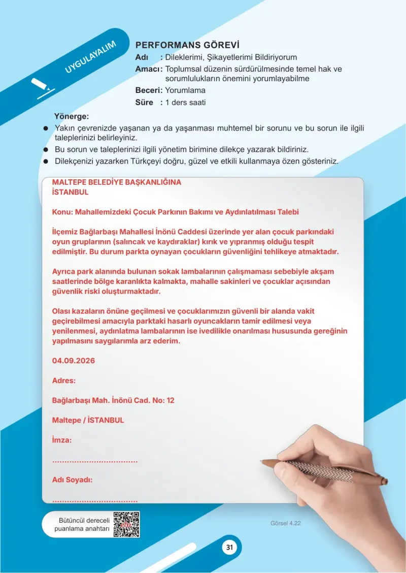 6. Sınıf Sosyal Bilgiler Ders Kitabı Cevapları Meb Yayınları 2. Kitap Sayfa 31 Çözüm Görseli