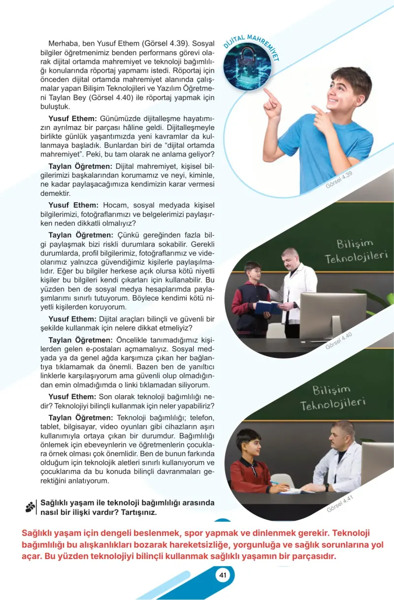 6. Sınıf Sosyal Bilgiler Ders Kitabı Cevapları Meb Yayınları 2. Kitap Sayfa 41 Çözüm Görseli