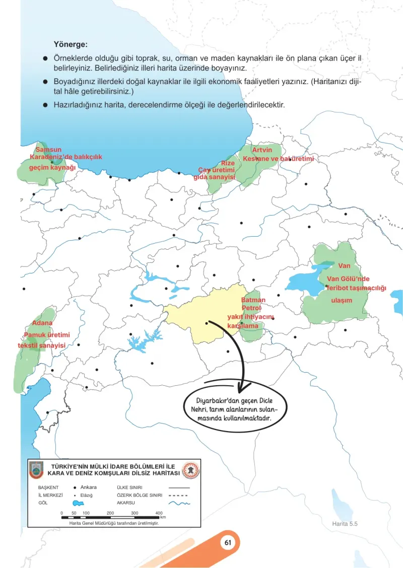 6. Sınıf Sosyal Bilgiler Ders Kitabı Cevapları Meb Yayınları 2. Kitap Sayfa 61 Çözüm Görseli