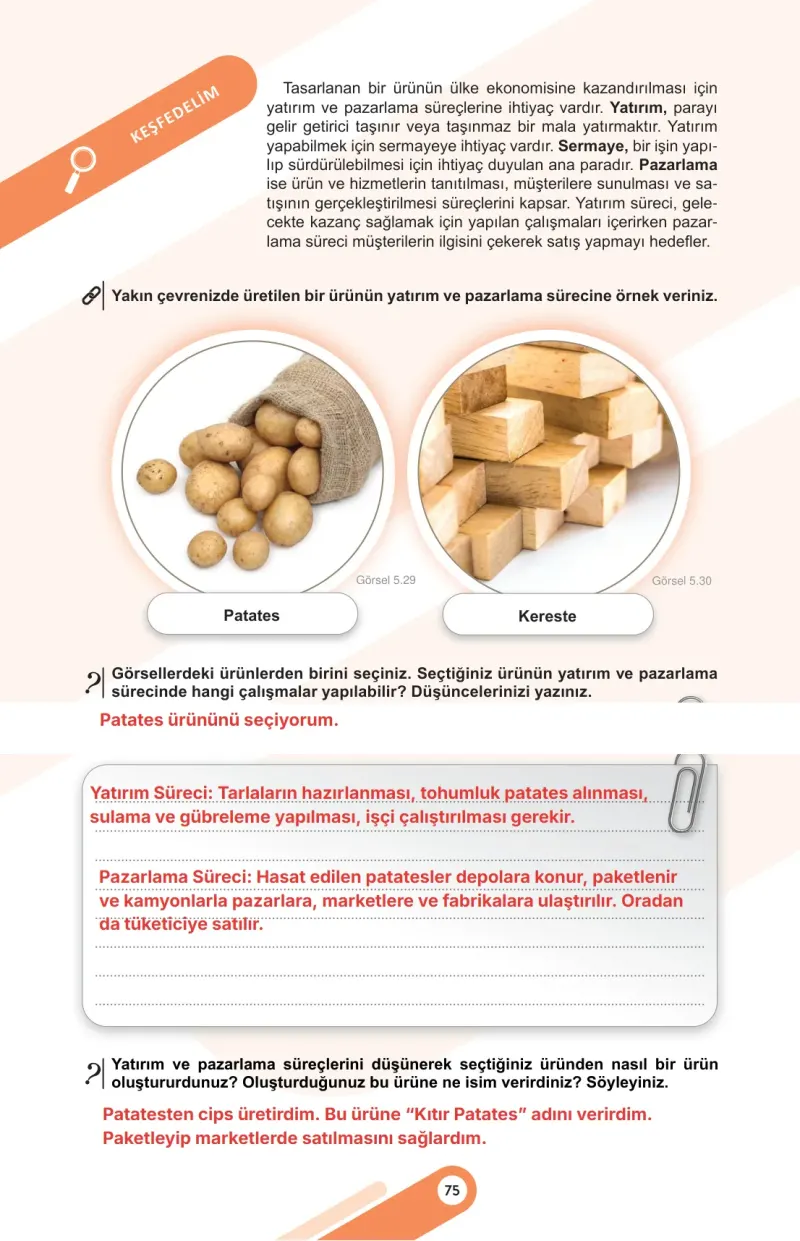 6. Sınıf Sosyal Bilgiler Ders Kitabı Cevapları Meb Yayınları 2. Kitap Sayfa 75 Çözüm Görseli