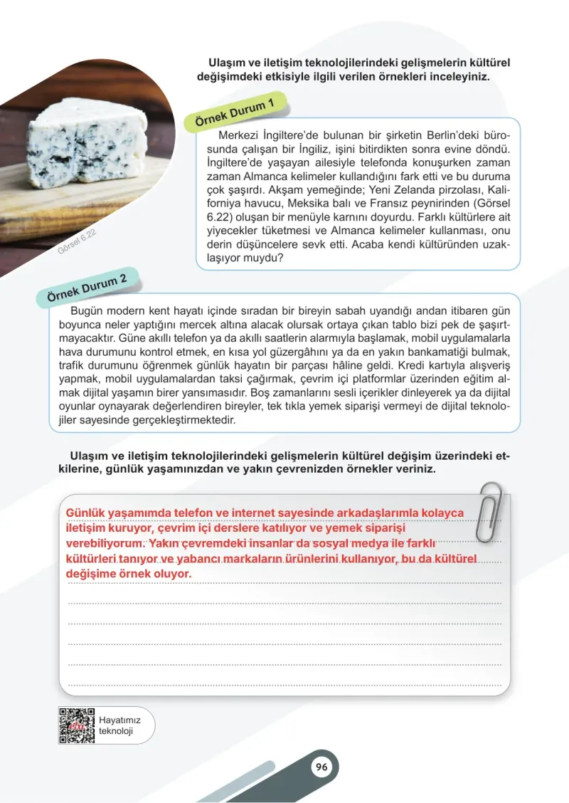 6. Sınıf Sosyal Bilgiler Ders Kitabı Cevapları Meb Yayınları 2. Kitap Sayfa 96 Çözüm Görseli