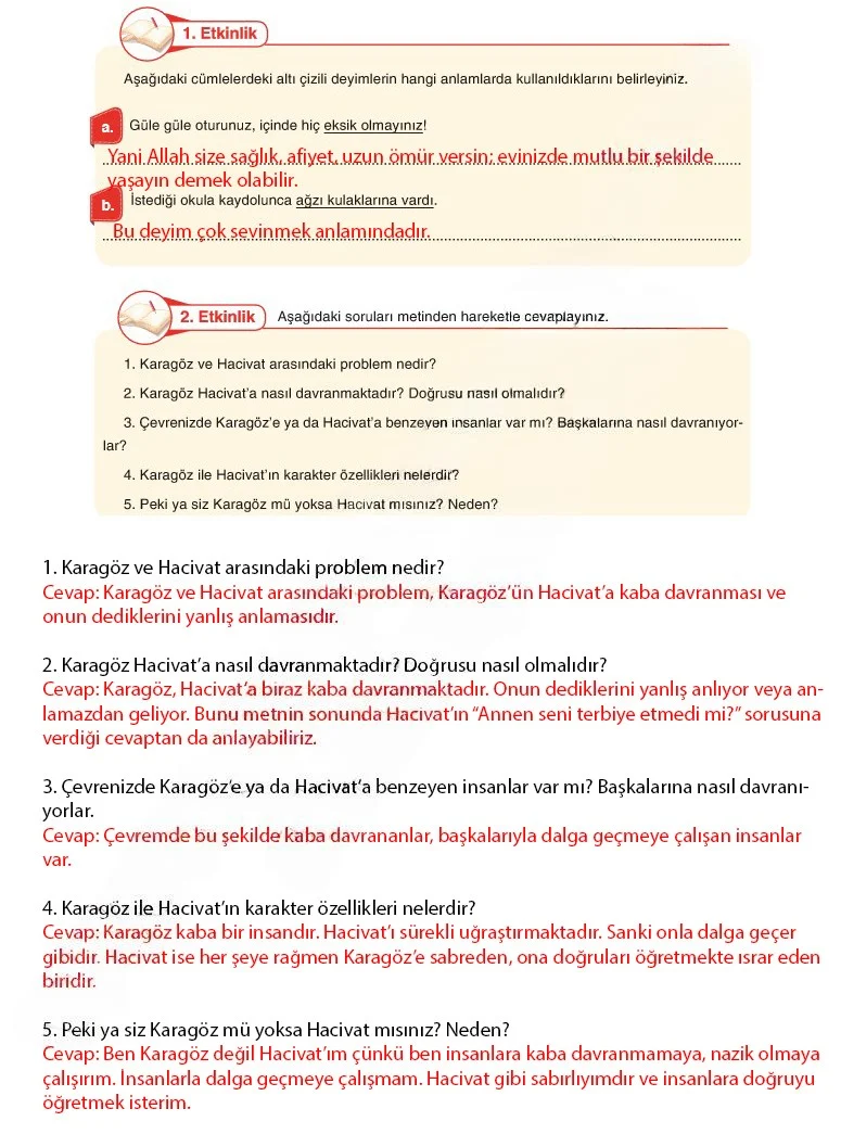 6. Sınıf Türkçe Ders Kitabı Cevapları Anka Yayınları Sayfa 123 Çözüm Görseli
