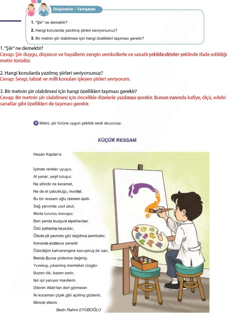 6. Sınıf Türkçe Ders Kitabı Cevapları Anka Yayınları Sayfa 151 Çözüm Görseli