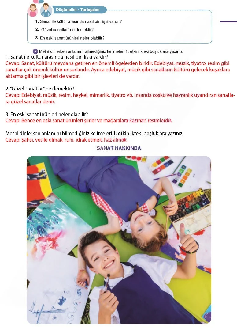 6. Sınıf Türkçe Ders Kitabı Cevapları Anka Yayınları Sayfa 160 Çözüm Görseli