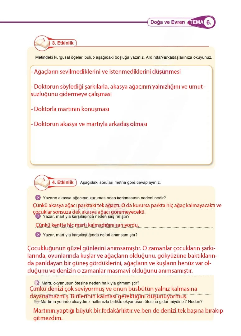 6. Sınıf Türkçe Ders Kitabı Cevapları Anka Yayınları Sayfa 175 Çözüm Görseli