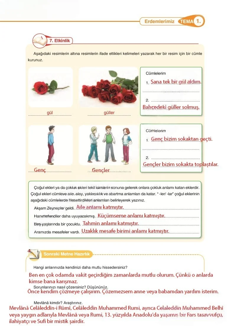 6. Sınıf Türkçe Ders Kitabı Cevapları Anka Yayınları Sayfa 21 Çözüm Görseli