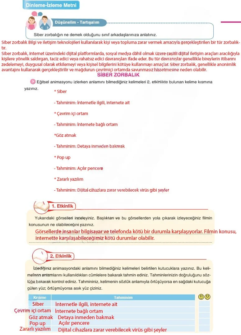6. Sınıf Türkçe Ders Kitabı Cevapları Anka Yayınları Sayfa 218 Çözüm Görseli