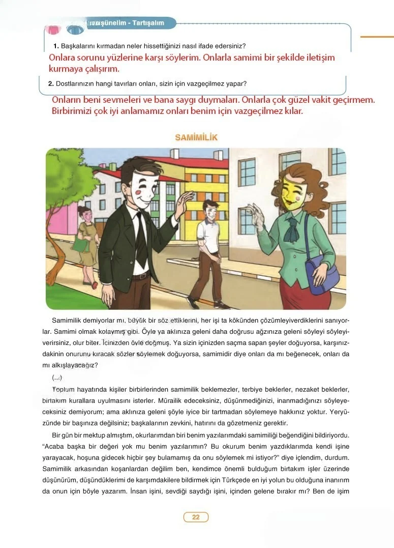 6. Sınıf Türkçe Ders Kitabı Cevapları Anka Yayınları Sayfa 22 Çözüm Görseli