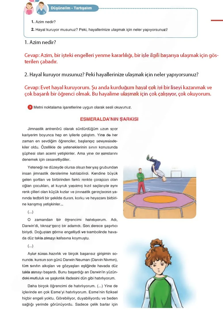 6. Sınıf Türkçe Ders Kitabı Cevapları Anka Yayınları Sayfa 230 Çözüm Görseli