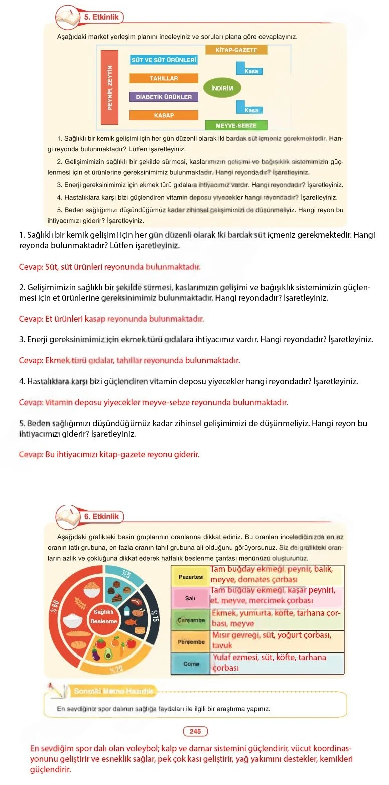 6. Sınıf Türkçe Ders Kitabı Cevapları Anka Yayınları Sayfa 245 Çözüm Görseli