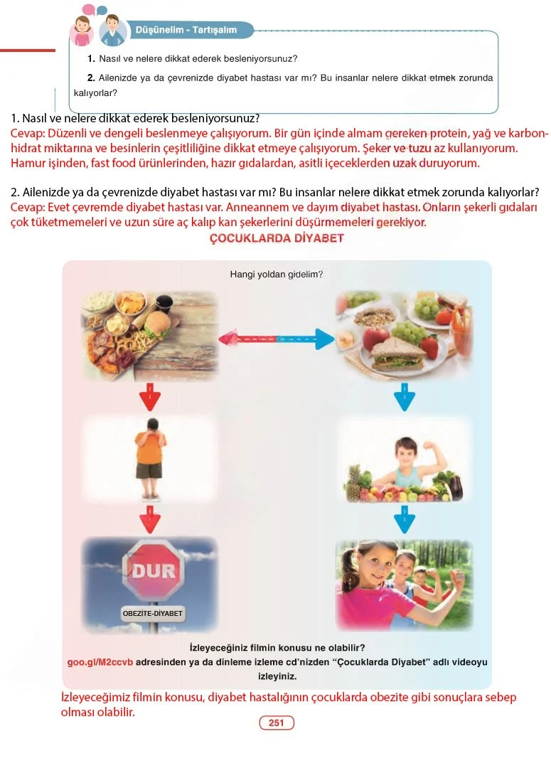 6. Sınıf Türkçe Ders Kitabı Cevapları Anka Yayınları Sayfa 251 Çözüm Görseli
