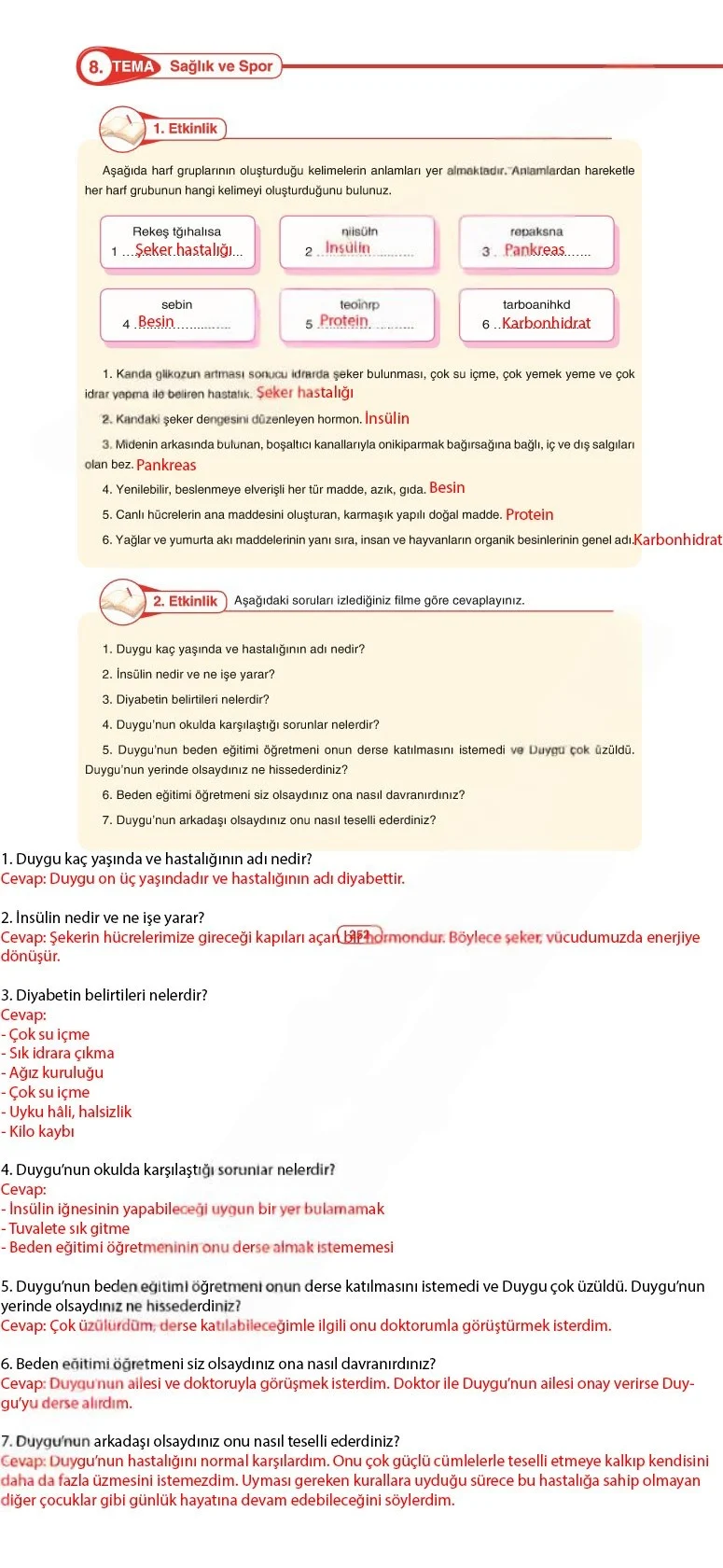 6. Sınıf Türkçe Ders Kitabı Cevapları Anka Yayınları Sayfa 252 Çözüm Görseli