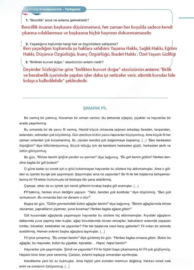 6. Sınıf Türkçe Ders Kitabı Cevapları Anka Yayınları Sayfa 68 Çözüm Görseli