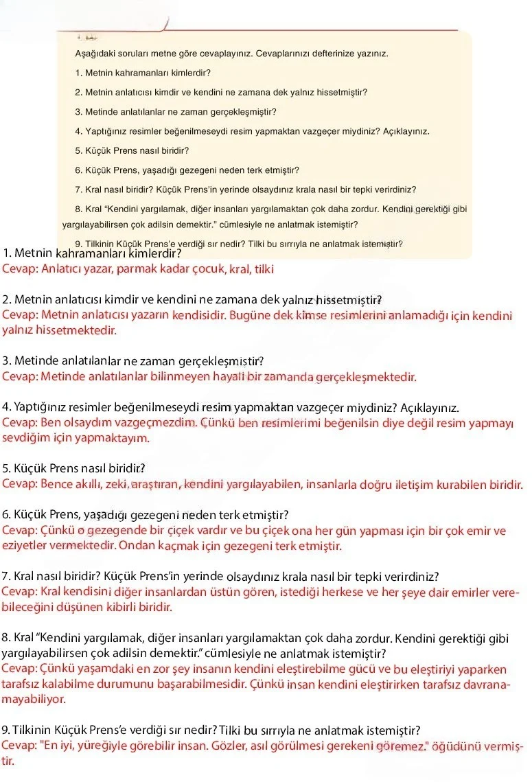 6. Sınıf Türkçe Ders Kitabı Cevapları Anka Yayınları Sayfa 80 Çözüm Görseli
