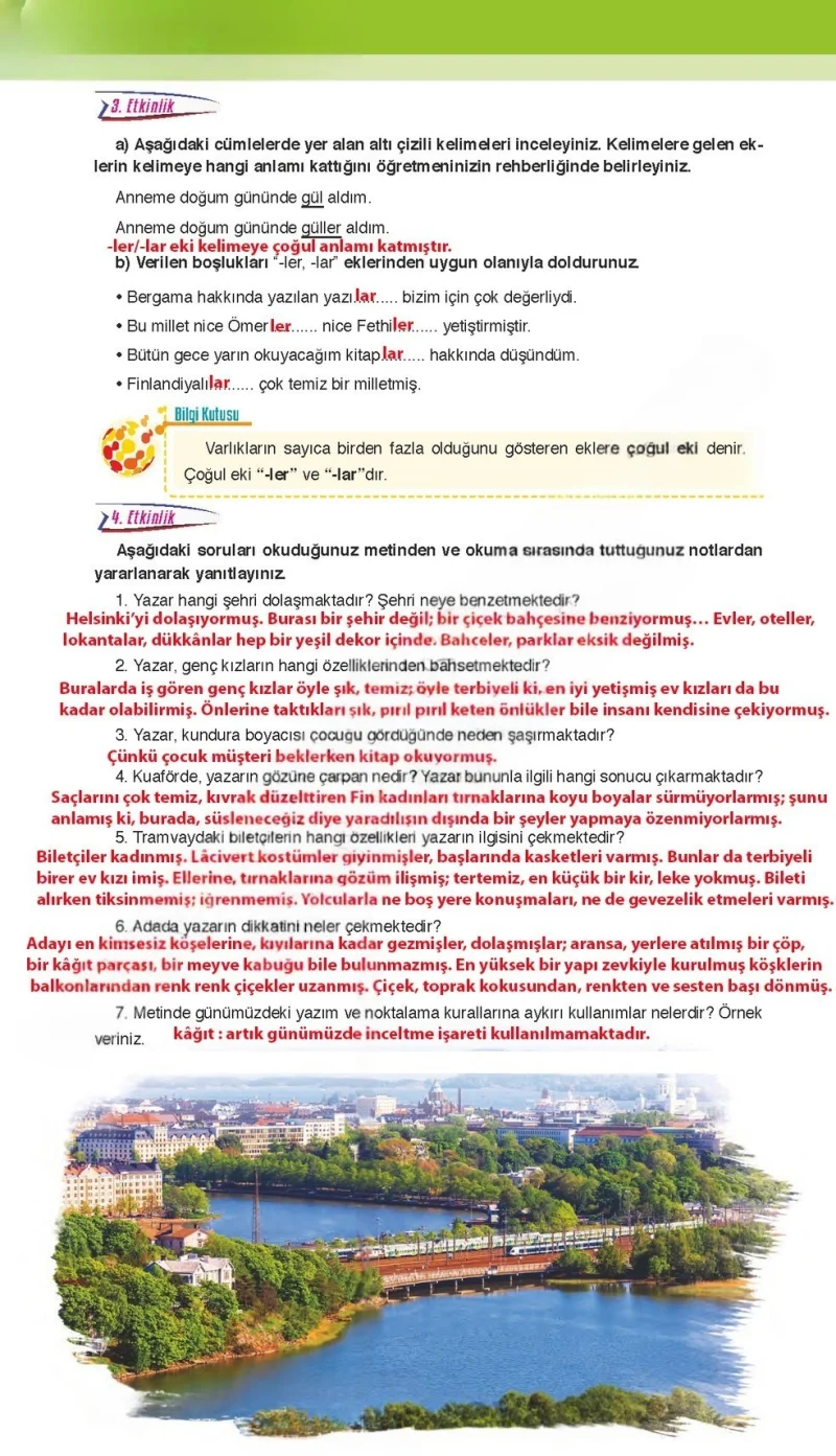 6. Sınıf Türkçe Ders Kitabı Cevapları Ata Yayınları Sayfa 40 Çözüm Görseli