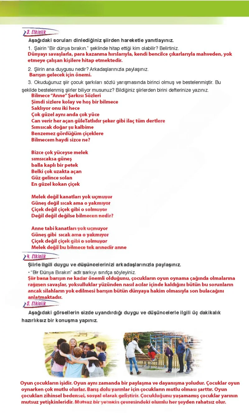 6. Sınıf Türkçe Ders Kitabı Cevapları Ata Yayınları Sayfa 59 Çözüm Görseli