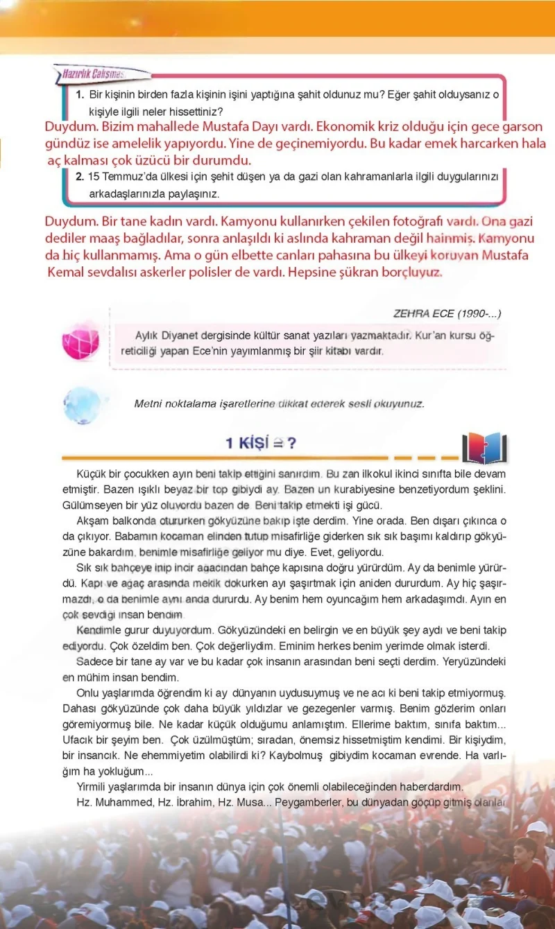 6. Sınıf Türkçe Ders Kitabı Cevapları Ata Yayınları Sayfa 78 Çözüm Görseli