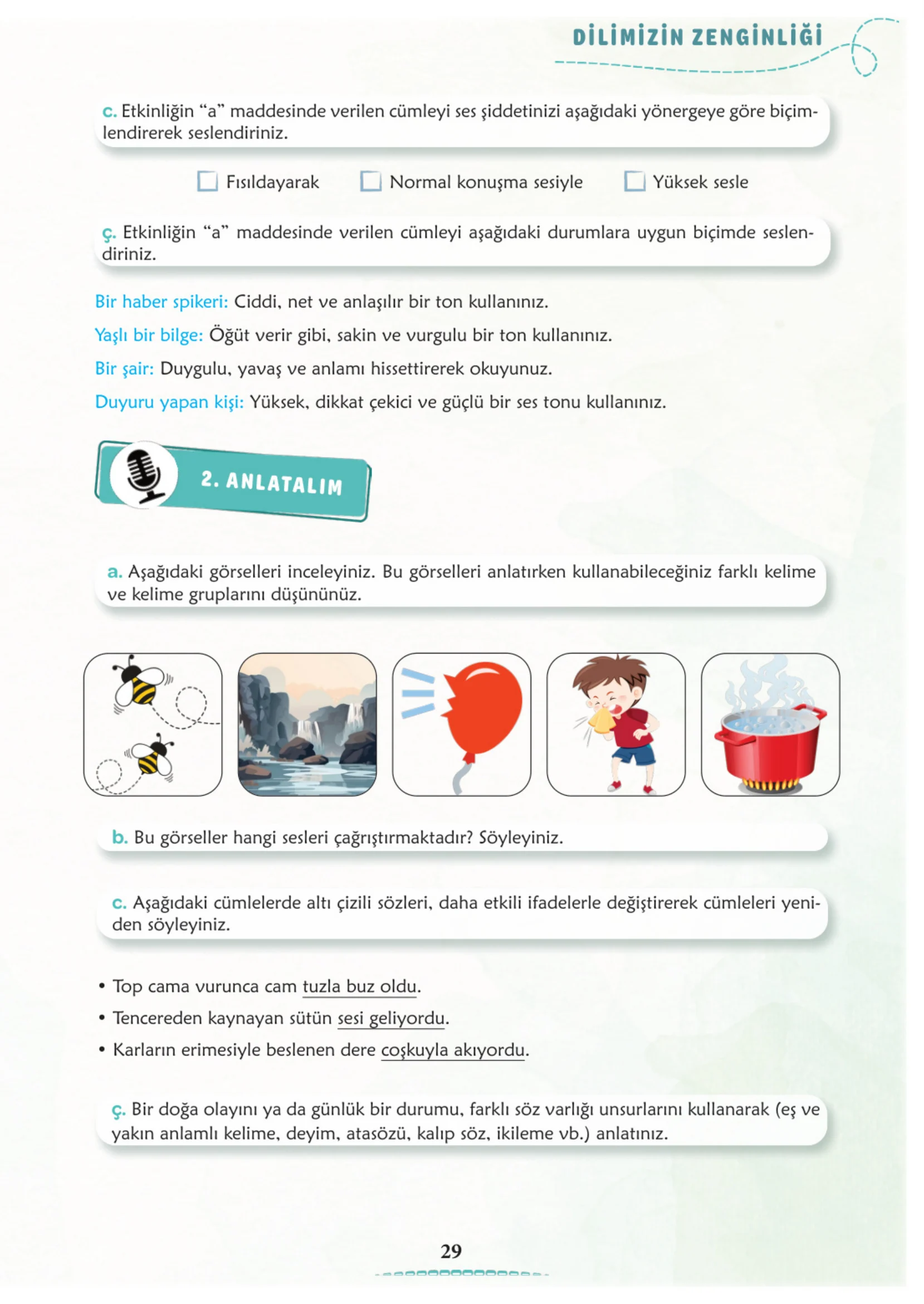 6. Sınıf Türkçe Ders Kitabı Cevapları Meb Yayınları 1. Kitap Sayfa 29