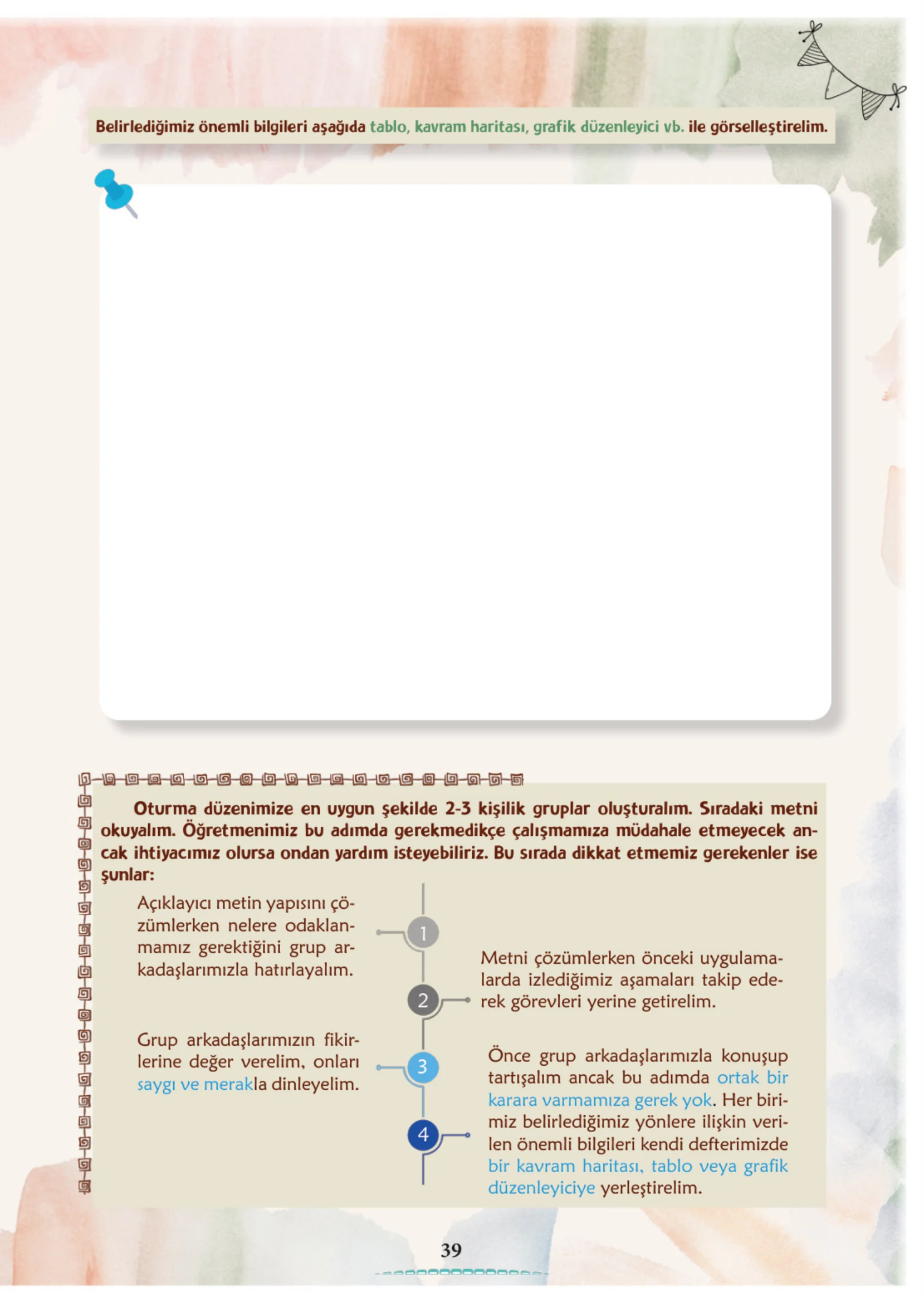 6. Sınıf Türkçe Ders Kitabı Cevapları Meb Yayınları 1. Kitap Sayfa 39