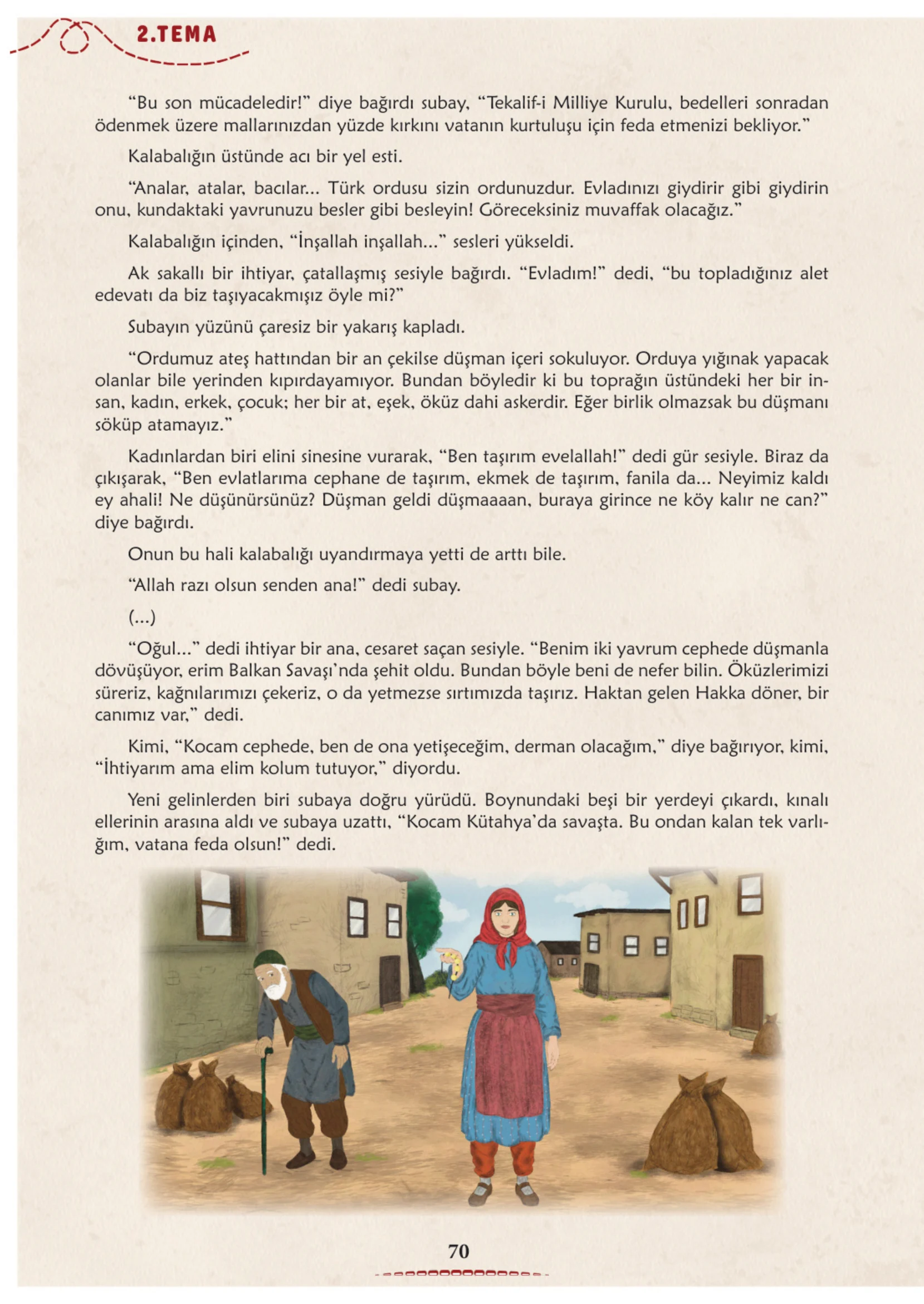 6. Sınıf Türkçe Ders Kitabı Cevapları Meb Yayınları 1. Kitap Sayfa 70