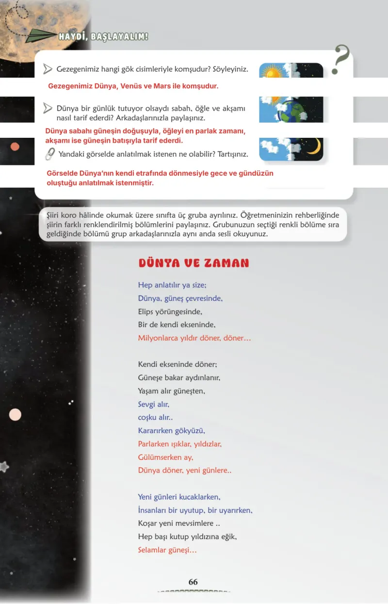 6. Sınıf Türkçe Ders Kitabı Cevapları Meb Yayınları 2. Kitap Sayfa 66 Çözüm Görseli