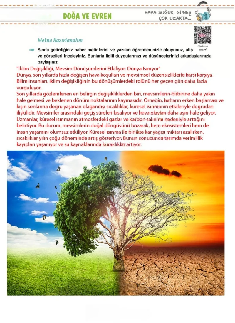 6. Sınıf Türkçe Ders Kitabı Cevapları Yıldırım Yayınları Sayfa 200 Çözüm Görseli