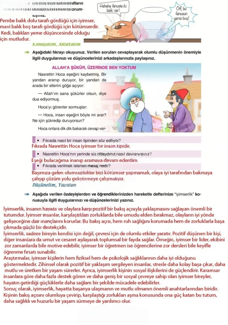 6. Sınıf Türkçe Ders Kitabı Cevapları Yıldırım Yayınları Sayfa 82 Çözüm Görseli