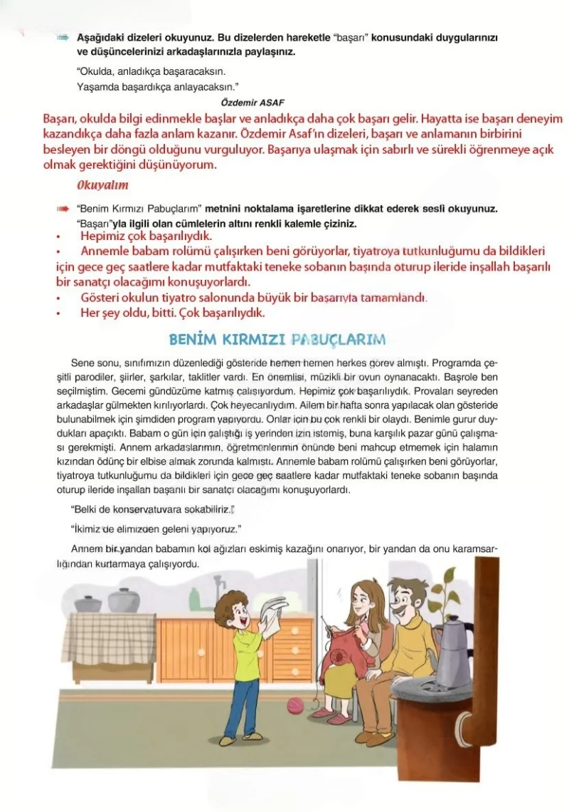 6. Sınıf Türkçe Ders Kitabı Cevapları Yıldırım Yayınları Sayfa 83 Çözüm Görseli