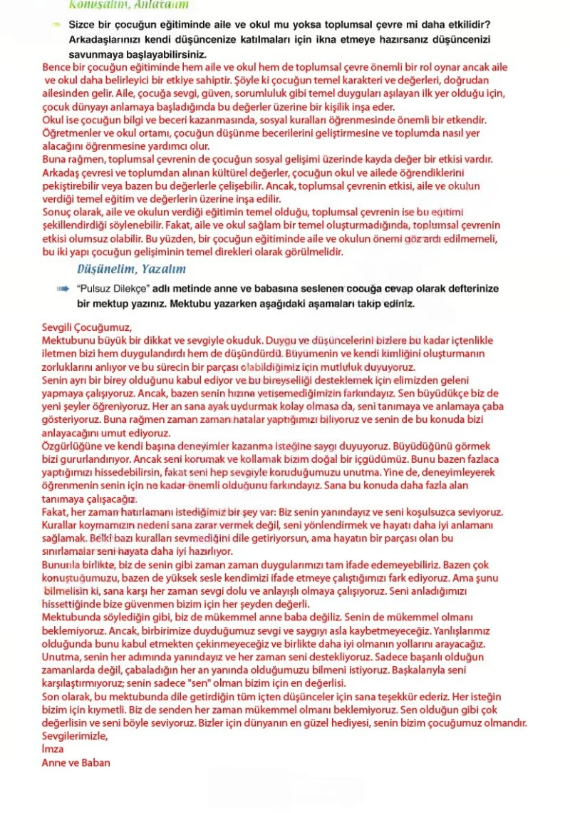 6. Sınıf Türkçe Ders Kitabı Cevapları Yıldırım Yayınları Sayfa 97 Çözüm Görseli