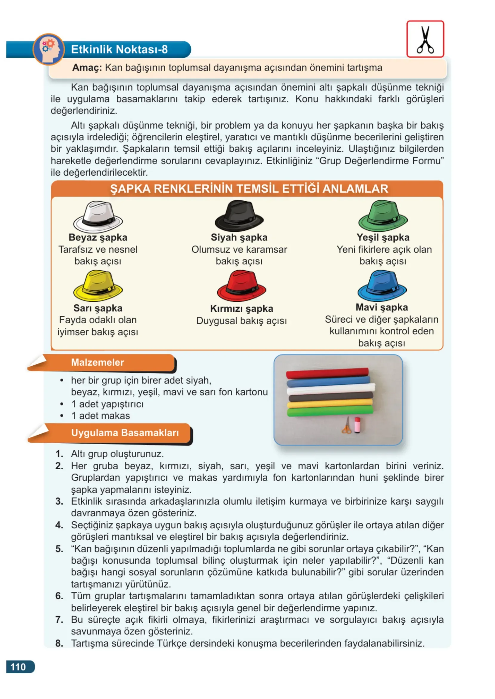 7. Sınıf Fen Bilimleri Ders Kitabı Cevapları Meb Yayınları 1. Kitap Sayfa 110