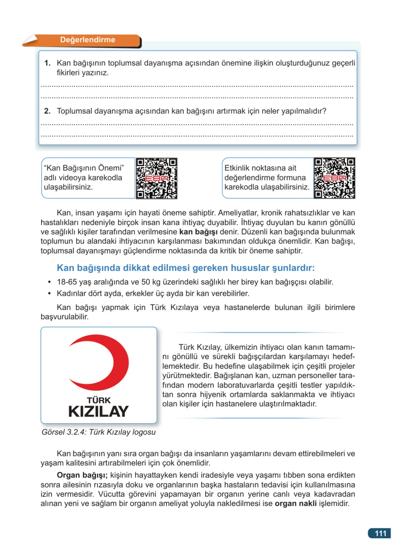 7. Sınıf Fen Bilimleri Ders Kitabı Cevapları Meb Yayınları 1. Kitap Sayfa 111