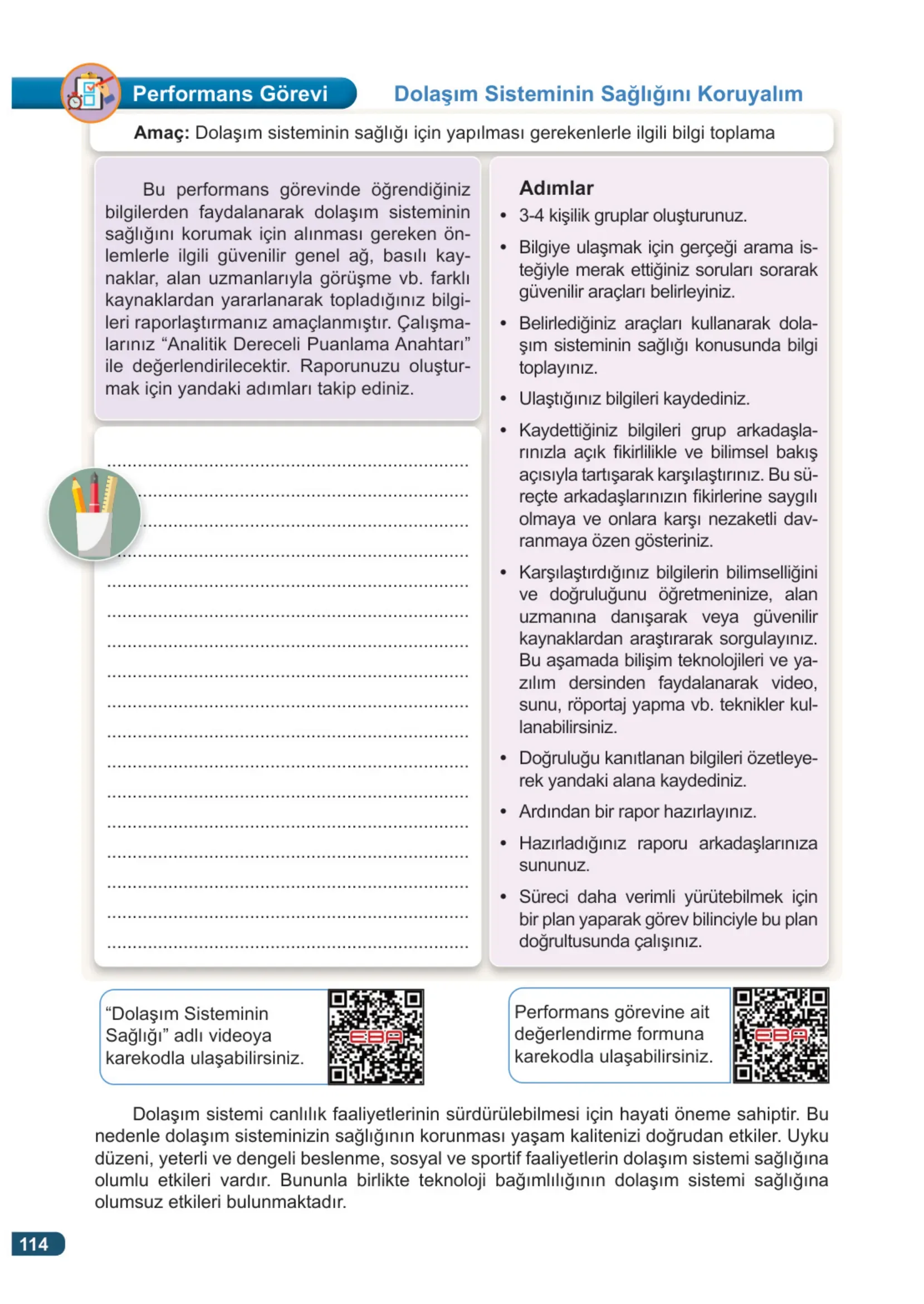 7. Sınıf Fen Bilimleri Ders Kitabı Cevapları Meb Yayınları 1. Kitap Sayfa 114