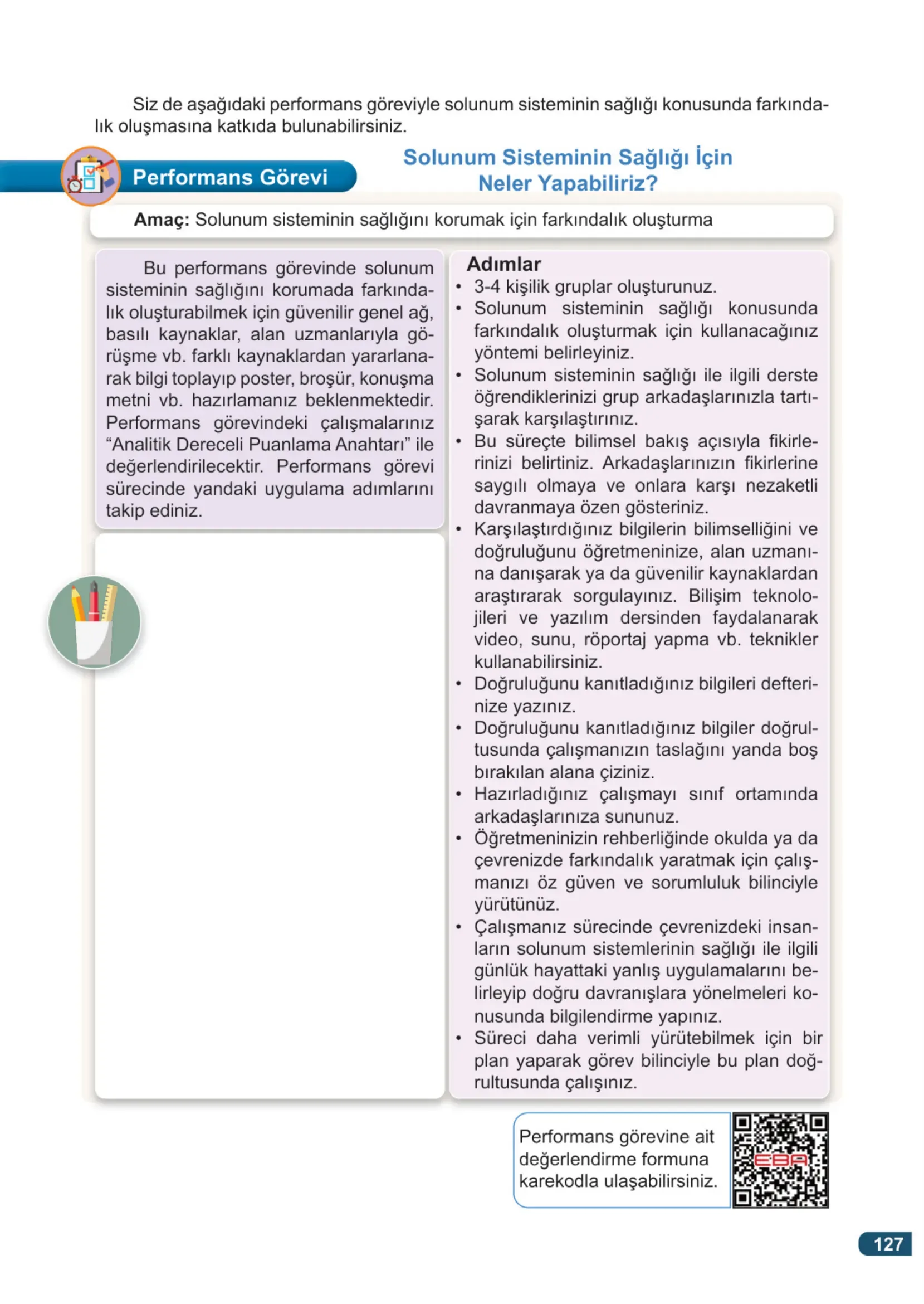 7. Sınıf Fen Bilimleri Ders Kitabı Cevapları Meb Yayınları 1. Kitap Sayfa 127
