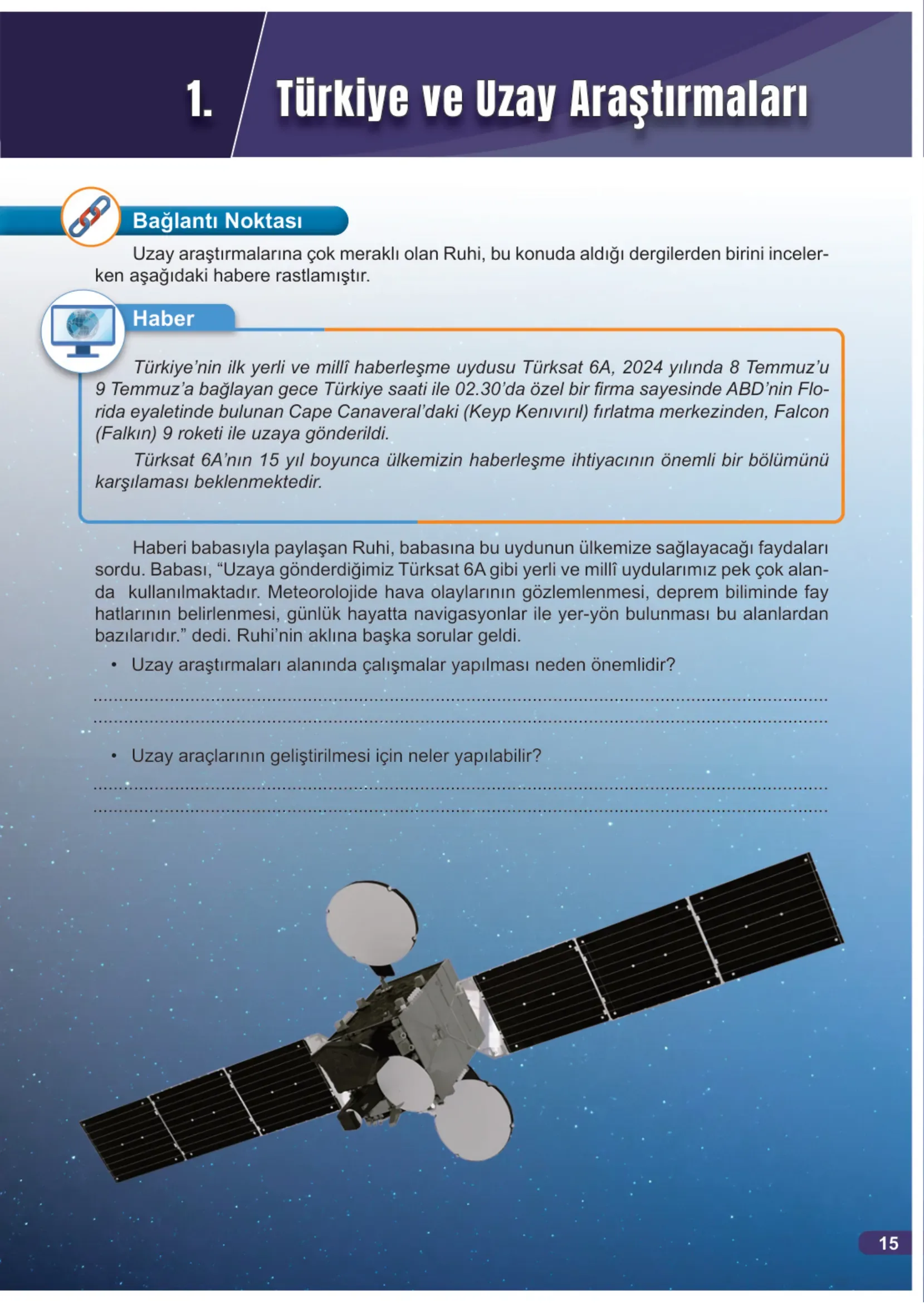 7. Sınıf Fen Bilimleri Ders Kitabı Cevapları Meb Yayınları 1. Kitap Sayfa 15